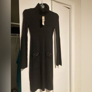 Beautiful black sweater dress by Inc Intl